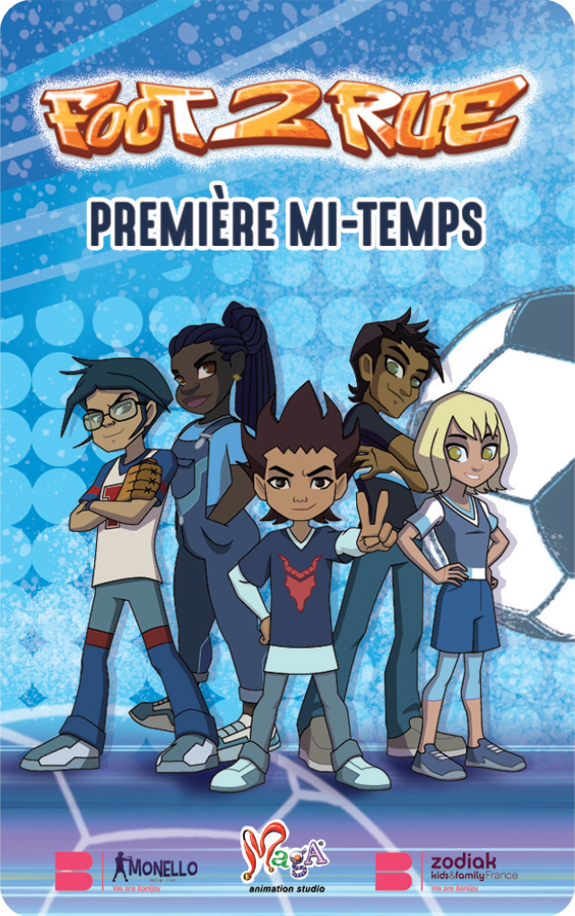 Foot2Rue, première et deuxième mi-temps